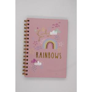 Morrisons Unicorn Create Your Own Rainbows Notebook A5