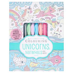 Hinkler Kaleidoscope Colouring Unicorns,Narwhals And More Book