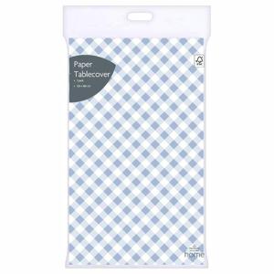 Morrisons Blue Gingham Tablecover