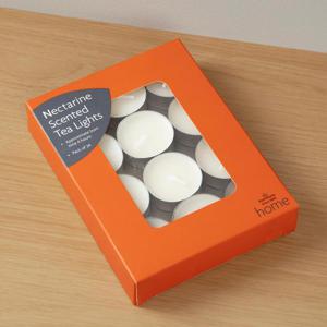 Morrisons Nectarine Tealights 24 Pack