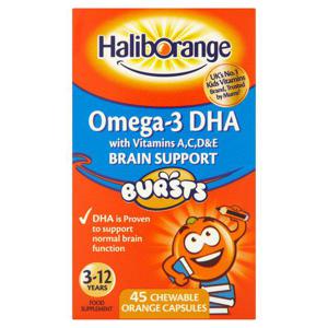 Haliborange Omega-3 Orange Chewable Tablets 45s