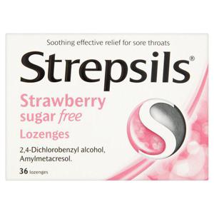 Strepsils Sugar Free Strawberry