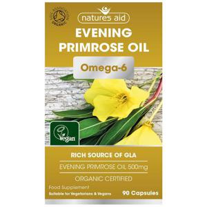 Natures Aid Organic Evening Primrose Oil 500mg Capsules