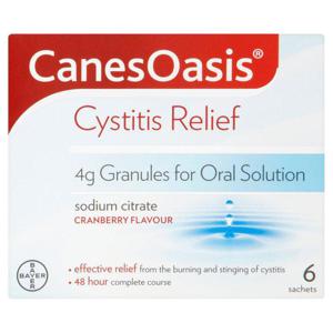 CanesOasis Cystitis Relief Cranberry Flavour Oral Solution