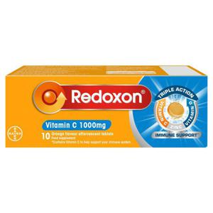 Redoxon Orange Immune Support Triple Action Vitamin C&D Effervesent Tablets