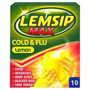 Lemsip Max Cold & Flu Lemon Sachets