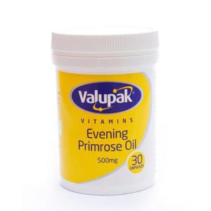 Valupak Evening Primrose oil 500mg