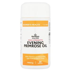 Morrisons High Strength Evening Primrose Oil 1000 Mg