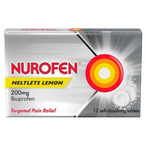 Nurofen Ibuprofen Meltlets Lemon