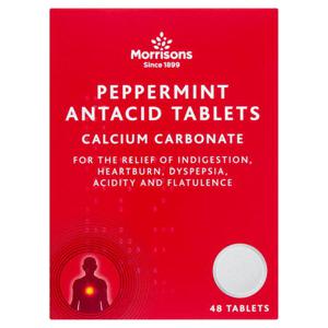 Morrisons Peppermint Antacid Tablets