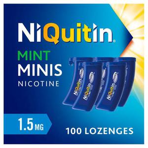 Niquitin Minis Mint 1.5Mg 100 Lozenges