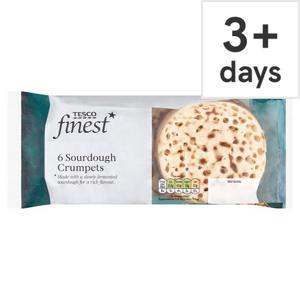 Tesco Finest 6 Sourdough Crumpets