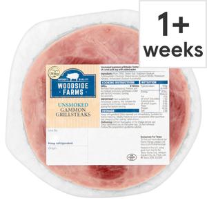 Woodside Farms Unsmoked Gammon Grill Steak 250G