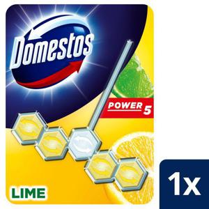 Domestos Power 5 Lime Toilet Rim Block 1 Piece