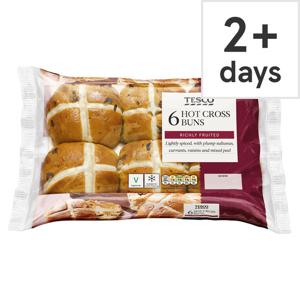 Tesco 6 Hot Cross Buns