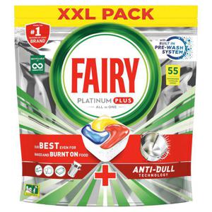 Fairy Platinum Plus Dishwasher Tablets Lemon 55 pack