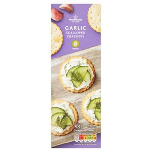 Morrisons Garlic Scalloped Crackers