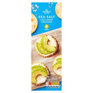 Morrisons Sea Salt Scalloped Crackers