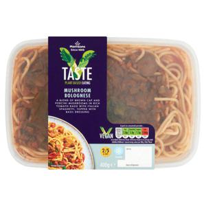 Morrisons V Taste Mushroom Bolognese