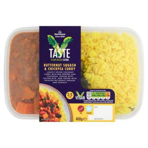 Morrisons V Taste Butternut Squash & Chickpea Curry