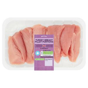 Sainsburys’s British Fresh Turkey Breast Fillet Portions 750g