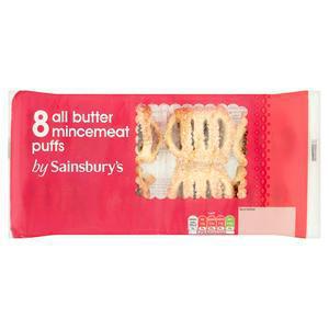 Sainsbury's Mincemeat Puffs x8 200g