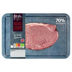 Sainsbury's 30 Days Matured British Beef Rump Steak, Taste the Difference 225g