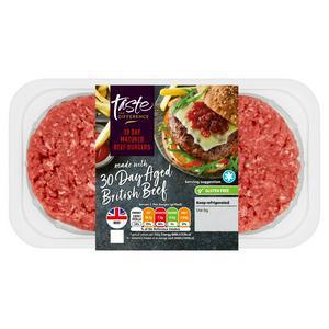 Sainsbury's 30 Day Aged Burger, Taste the Difference x2 340g