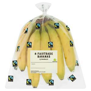 Sainsbury's Fairtrade Bananas x8