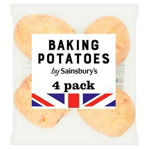 Sainsbury's Baking Potatoes x4