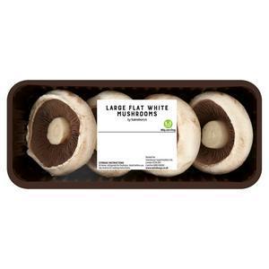 Sainsbury's Large Flat Mushrooms 250g