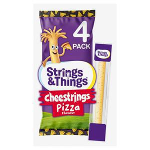 Strings & Things Cheestrings Pizza Flavour 4x20g