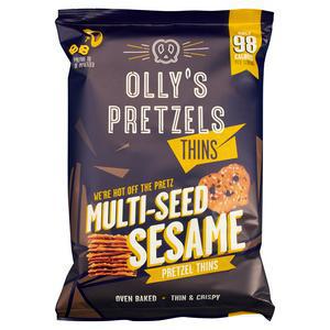 Olly's Pretzels Thins Multi-Seed Sesame Pretzel Thins 35g