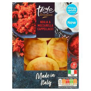 Sainsbury's Nduja & Mozzarella Cappellacci, Taste the Difference 250g