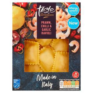 Sainsbury's King Prawn & Chilli Ravioli, Taste the Difference 250g