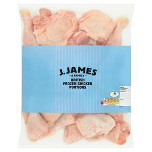 Sainsbury's British Frozen Chicken Mixed Portions Pack 2kg