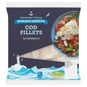 Sainsbury's Cod Fillet Portion 380g