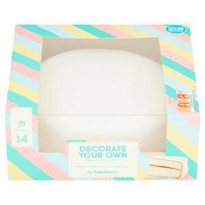 Sainsbury's Decorate Your Own Madeira Cake 905g (Serves 14)