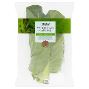 Tesco Sweet Heart Cabbage Each Class 1