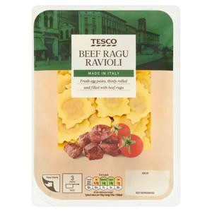 Tesco Beef Ragu Ravioli 300G