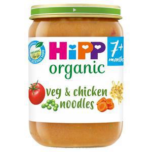 HiPP Vegetables With Noodles & Chicken Jar 190g 7 Month+