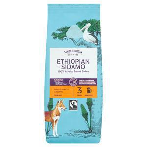 Sainsbury's Fairtrade Ethiopian Sidamo Coffee, Taste the Difference, Strength 3 227g