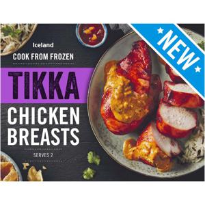 Iceland Tikka Chicken Breasts 400g