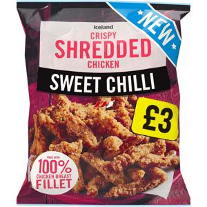 Iceland Sweet Chilli Crispy Shredded Chicken 450g