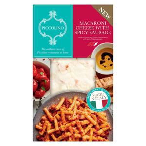 Piccolino Macaroni Cheese with Spicy Sausage 400g