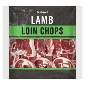 Iceland Lamb Loin Chops 500g