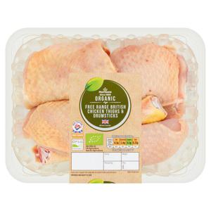 Morrisons Organic Free Range British Chicken Drumsticks & Thighs