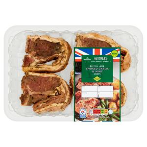 Morrisons Smoked Garlic & Mint Lamb Chops