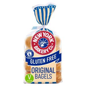 New York Bakery Co Gluten Free Original Bagels