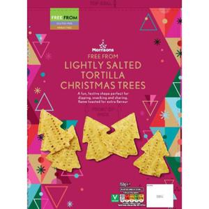 Morrisons Free From Lightly Salted Christmas Tree Tortillas